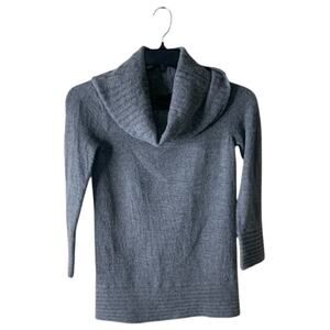 Cynthia Rowley Sweater Women M Merino Wool Cowl Neck Long Sleeve Preppy Pullover